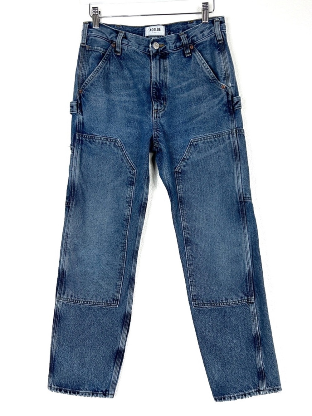 AGOLDE Rami Carpenter Jean Cargo premium denim jeans Size 26 Cut#69033 EUC